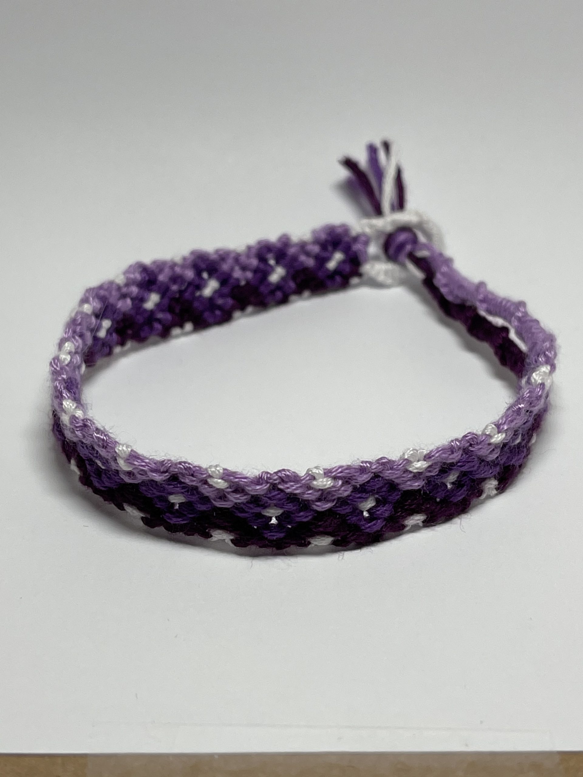 Diamond Boho Friendship Bracelet Customizable D17824 – Lee's Yarning